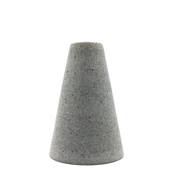 Mudra Vase | 2.5" x 4" | Greystone/Raw