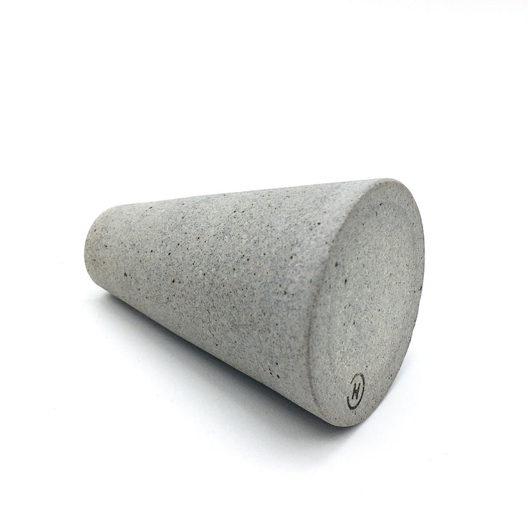 Mudra Vase | 2.5" x 4" | Greystone/Raw