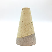 Mudra Vase | 2.5" x 4" | Greystone/Yellow Jade
