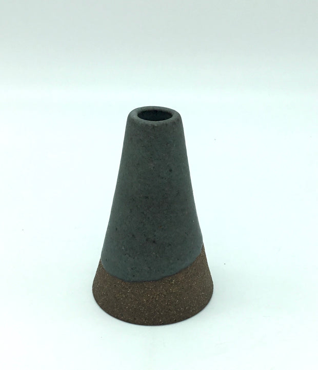 Mudra Vase | 2.5" x 4" | Brownstone/Danish