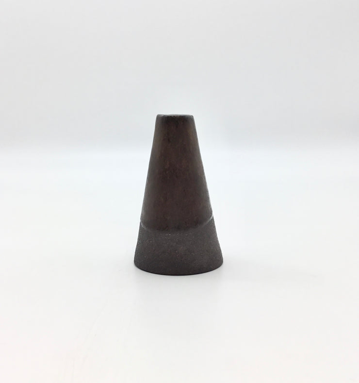 Mudra Vase | 2.5" x 4" | Brownstone/Tortoise Shell