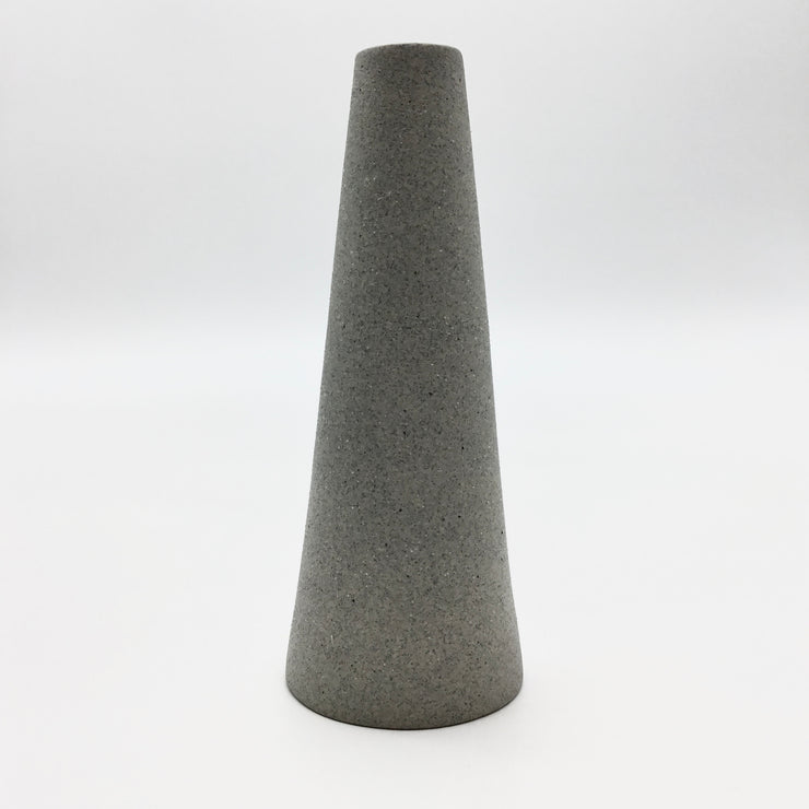 Mudra Vase | 2.5" x 7" | Greystone/Raw