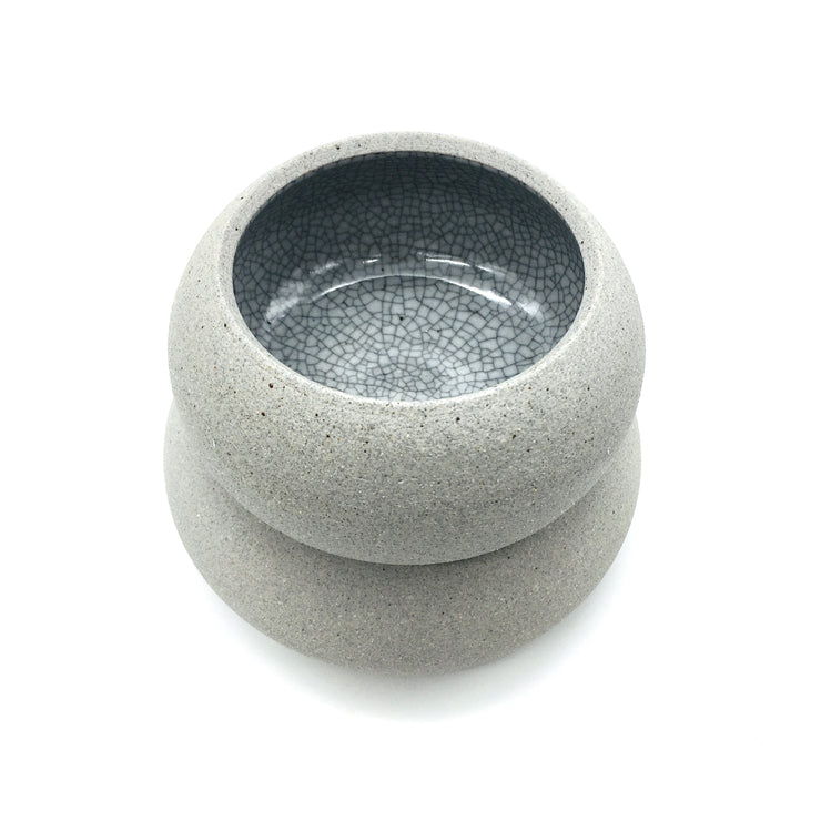 Plateau Bowls | Greystone/Mojave Crackle