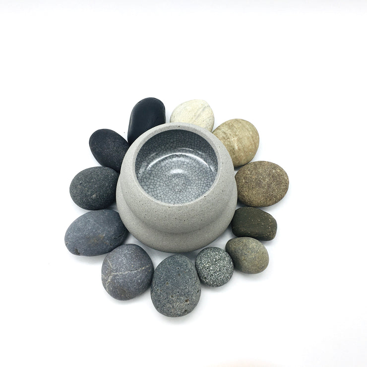 Plateau Bowls | Greystone/Mojave Crackle