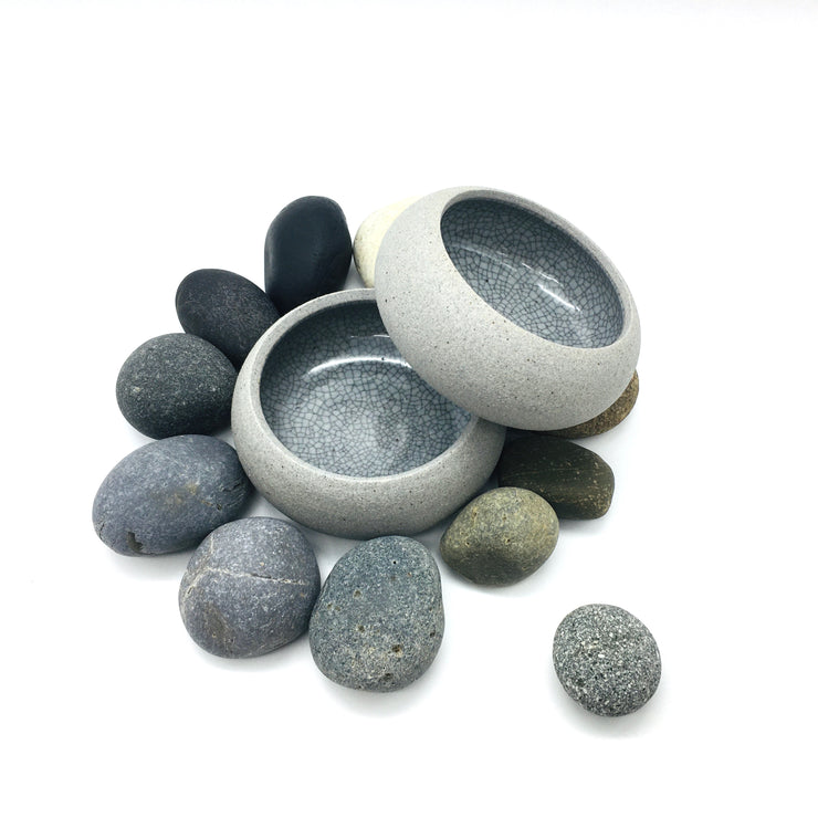 Plateau Bowls | Greystone/Mojave Crackle