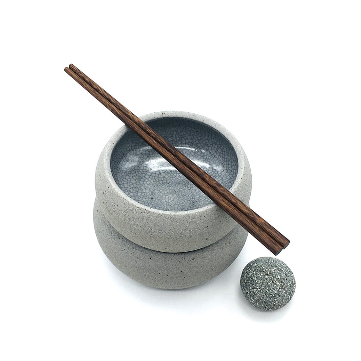 Plateau Bowls | Greystone/Mojave Crackle
