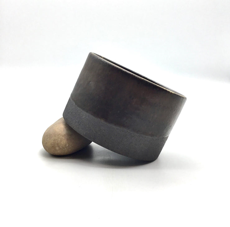 Sugar Cube Bowl | 4.5" x 3" | Brownstone/Tortoise Shell