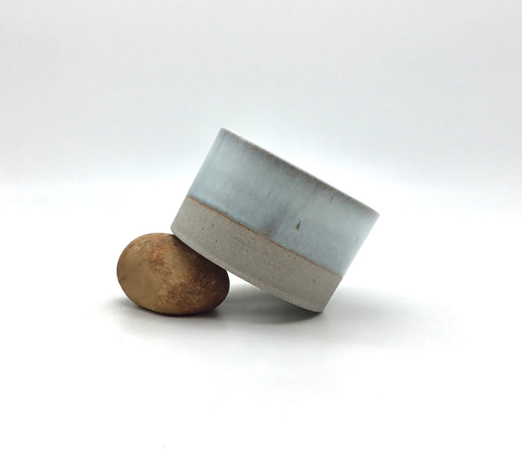 Sugar Cube Vase | 4.5" x 3" | Greystone/Korean Blue Celadon