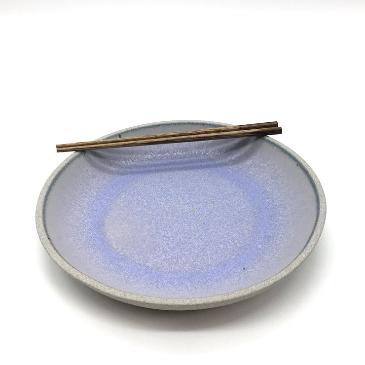Stillness Bowl - Shallow | 10.5" x 1.5" | Greystone/Lavender