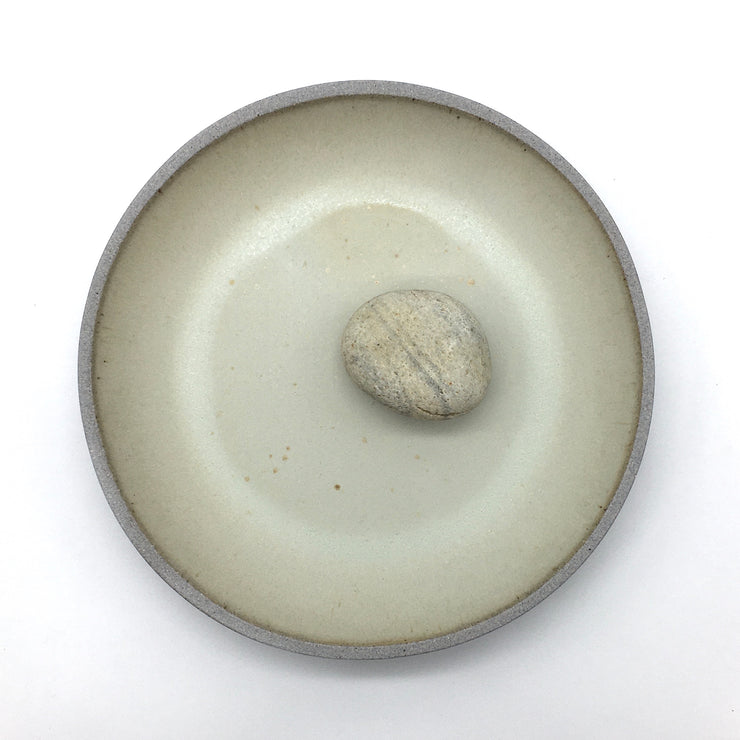 Stillness Bowl - Shallow | 10.5" x 1.5" | Greystone/Yellow Jade