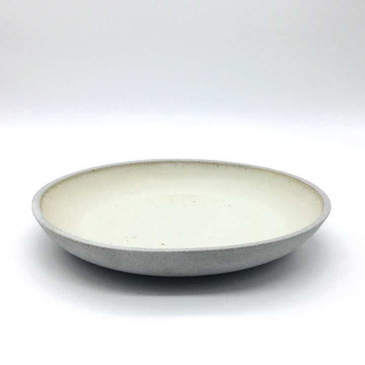 Stillness Bowl - Shallow | 10.5" x 1.5" | Greystone/Yellow Jade
