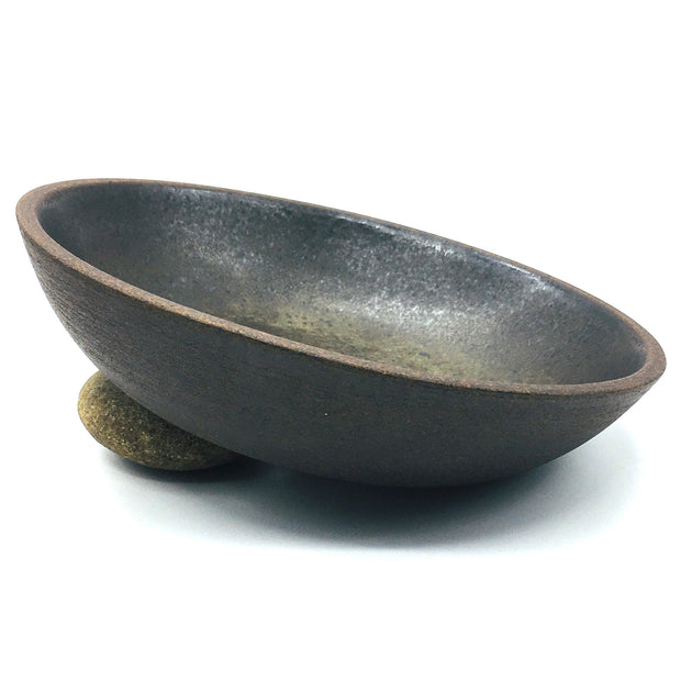 Stillness Bowl | 8.5" x 2" | Brownstone/Danish Pine