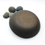 STB85-B-MB | Stillness Bowl | 8.5" x 2" | Stillness Collection | Brownstone/Matte Black | Humble Ceramics |
