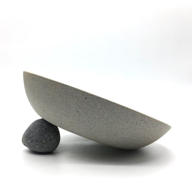 Stillness Bowl | 8.5" x 2" | Greystone/Baltic Blue