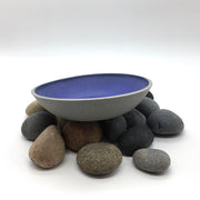 Stillness Bowl | 8.5" x 2" | Greystone/Indigo