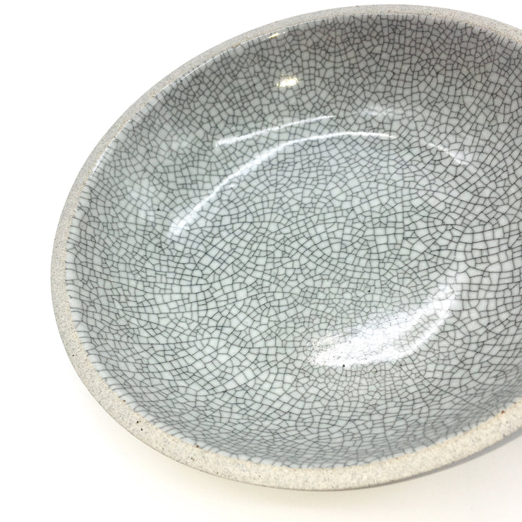 STB85-G-MC | Stillness Bowl | Stillness Collection | Greystone/Mojave Crackle | Humble Ceramics | 