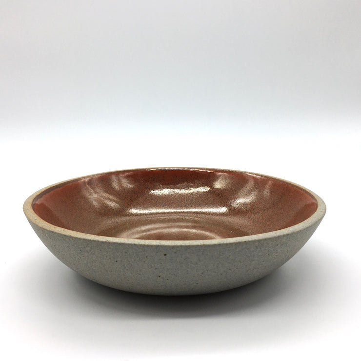 Stillness Bowl | 8.5" x 2" | Greystone/Rust