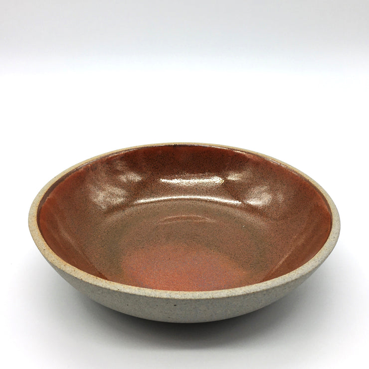 Stillness Bowl | 8.5" x 2" | Greystone/Rust