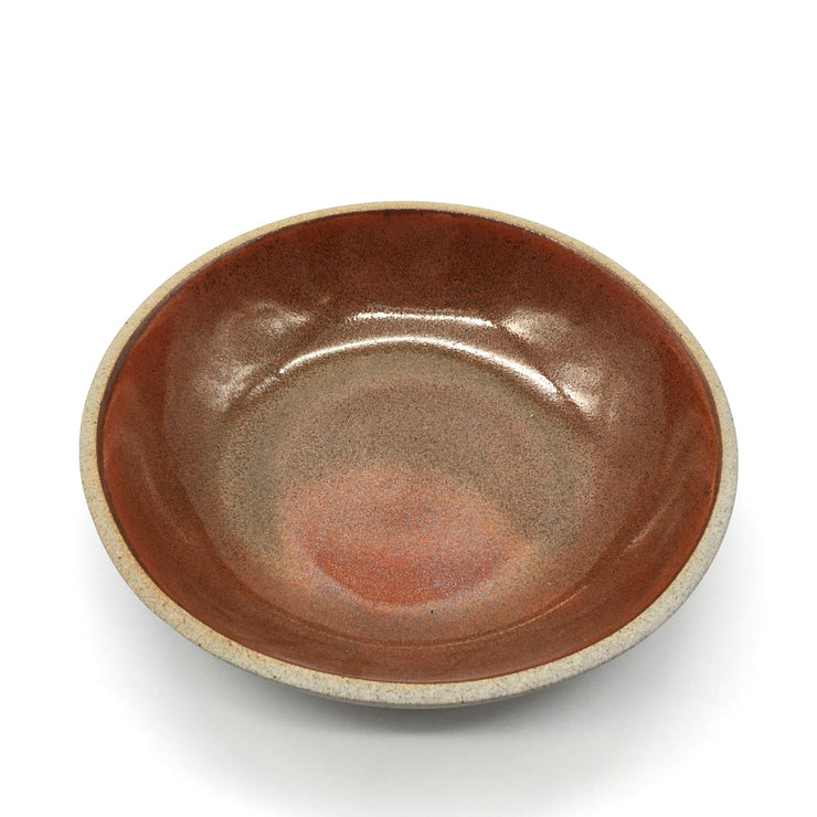 Stillness Bowl | 8.5" x 2" | Greystone/Rust