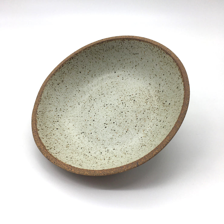 STB85-S-S | Stillness Bowl | 8.5" x 2" | Stillness Collection | Sandstone/Snow White | Humble Ceramics |