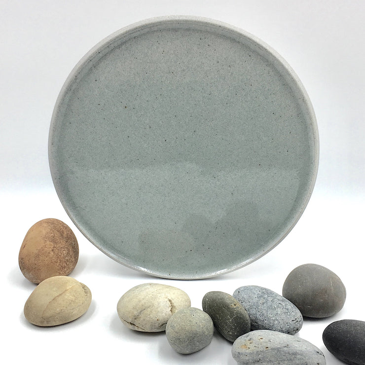 STP11-G-C | Stillness Plate| 11" Stillness Collection | Greystone/Clear Sky | Humble Ceramics | 