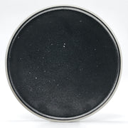 Stillness Plate 11" | Stillness Collection | Greystone/Matte Black | Humble Ceramics |