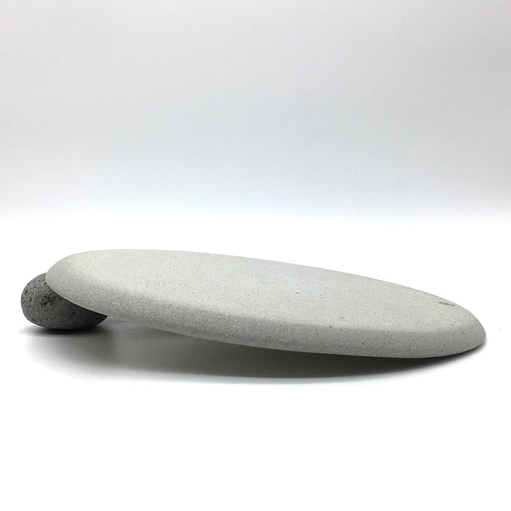 Stillness Plate | 11" | Greystone/Yellow Jade