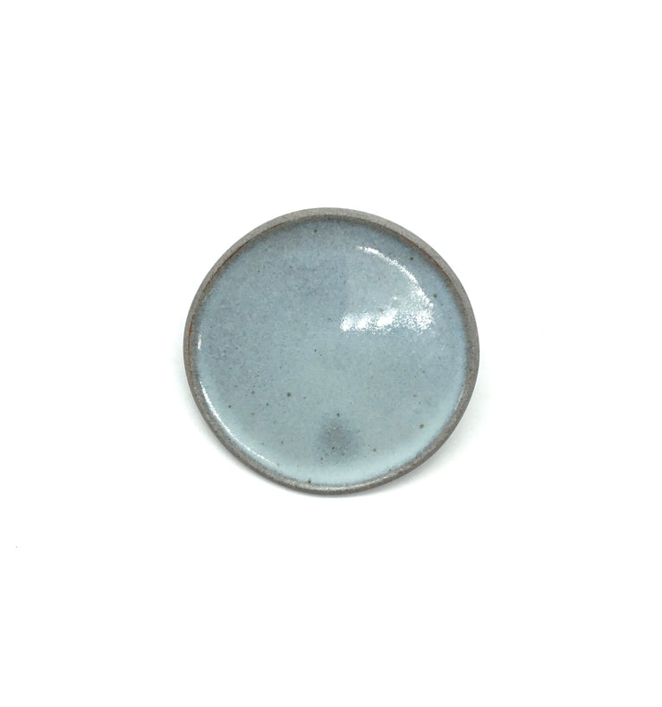 Stillness Plate | 5" | Greystone/Korean Blue Celadon