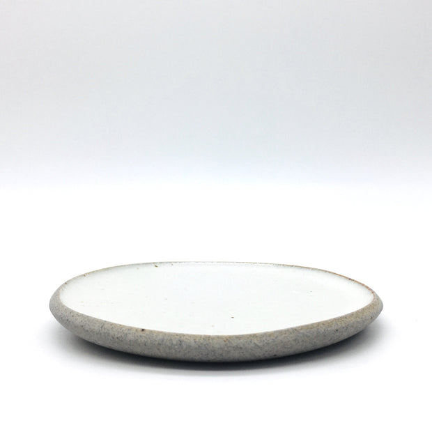 Stillness Plate | 5" | Greystone/Snow White