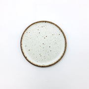 Stillness Plate | 5" | Sandstone/Snow White