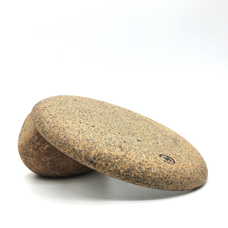 Stillness Plate | 5" | Sandstone/Snow White
