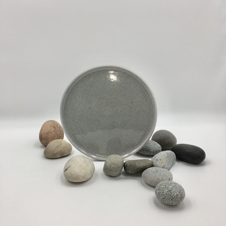 Stillness Plate | 6.5" | Greystone/Clear Sky