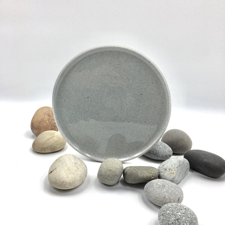 Stillness Plate | 6.5" | Greystone/Clear Sky