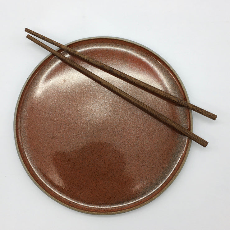 Stillness Plate | 8.5" | Greystone/Rust