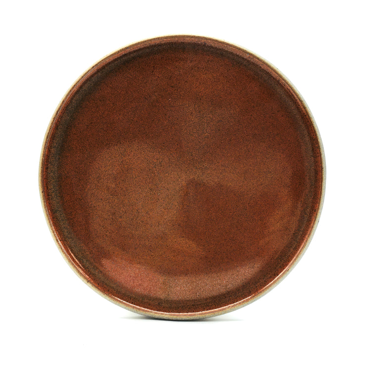 Stillness Plate | 8.5" | Greystone/Rust