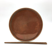 Stillness Plate | 8.5" | Greystone/Rust