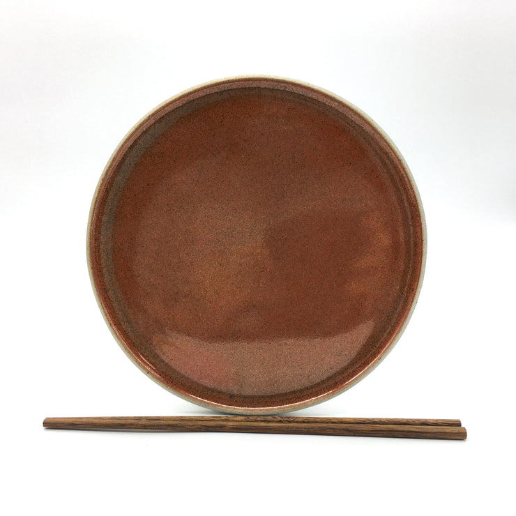 Stillness Plate | 8.5" | Greystone/Rust