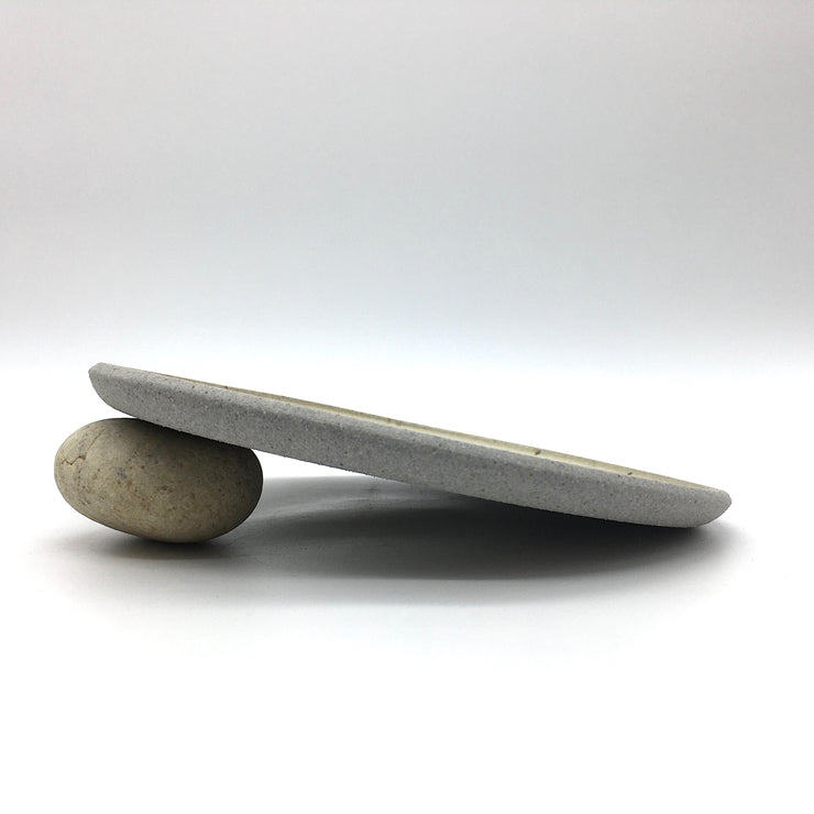 Stillness Plate | 8.5" | Greystone/Yellow Jade