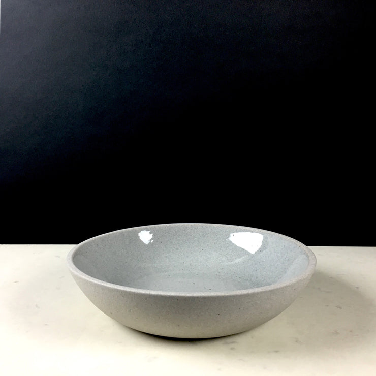 STB85-G-C | Stillness Bowl | Stillness Collection | Greystone/Clear Sky | Humble Ceramics | 