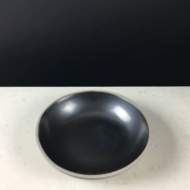 STB85-G-MB | Stillness Bowl | Stillness Collection | Greystone/Matte Black | Humble Ceramics | 