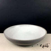 Stillness Platter | 15-17" ish Diameter | Greystone/Snow White