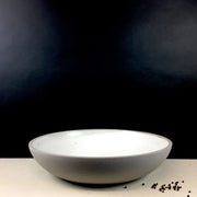 Stillness Platter | 15-17" ish Diameter | Greystone/Snow White