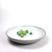 Stillness Platter | 15-17" ish Diameter | Greystone/Snow White