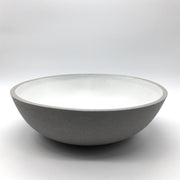 Stillness Serving Bowl | 15" x 4.5" | Greystone/Snow White