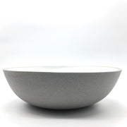 Stillness Serving Bowl | 15" x 4.5" | Greystone/Snow White
