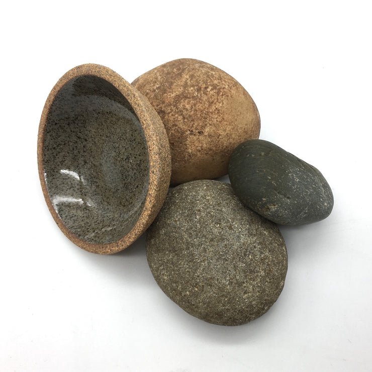 Stillness SOS (Mini Stillness Bowl) | 3.5" x 1" | Sandstone/Pebble Grey