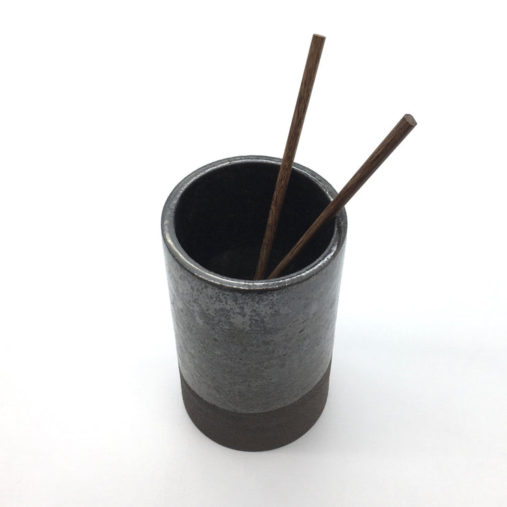 Tawa Vase | 4" x 6" | Brownstone/Dark Smoky Quartz