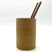Tawa Vase | 4" x 6" | Sandstone/Raw Exterior