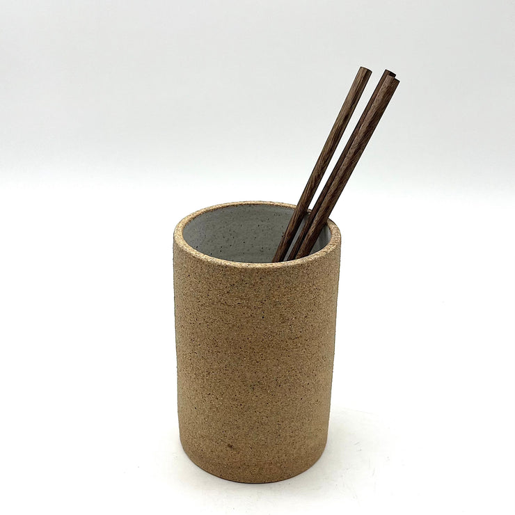 Tawa Vase | 4" x 6" | Sandstone/Raw Exterior
