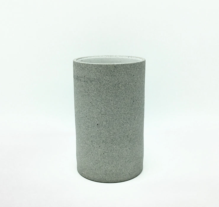 Tawa Vase | 4" x 8" | Greystone/Raw Ext.